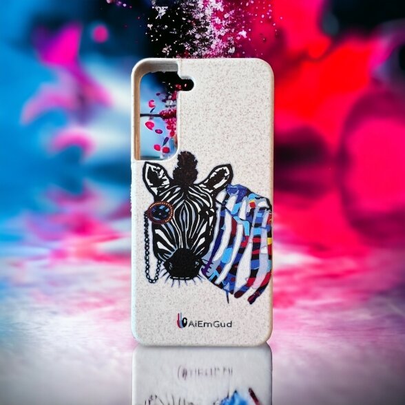 BIO Phone case 100% biodegradable "zebra" 2