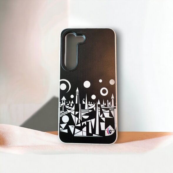 BIO Phone case 100% biodegradable "White city"